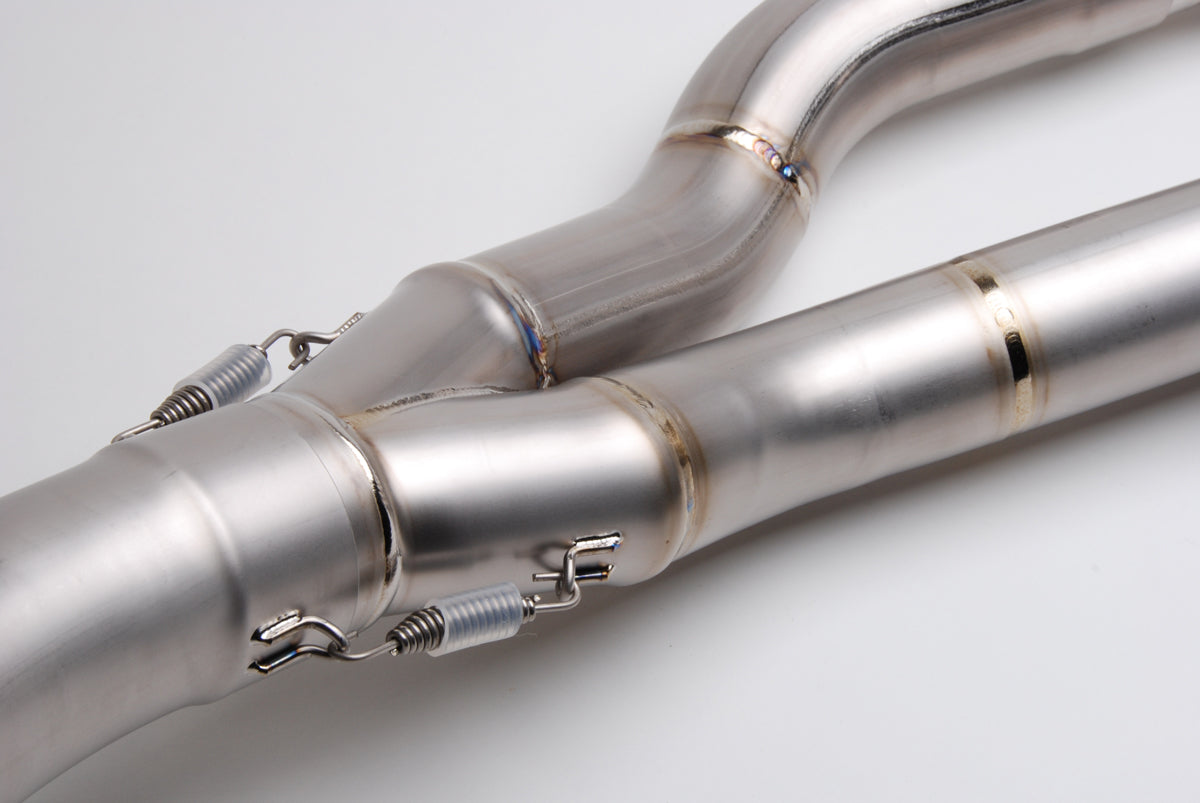 CT Single Full System w/ 16" QuietKore Muffler Hayabusa (08-20) - Brock's Performance