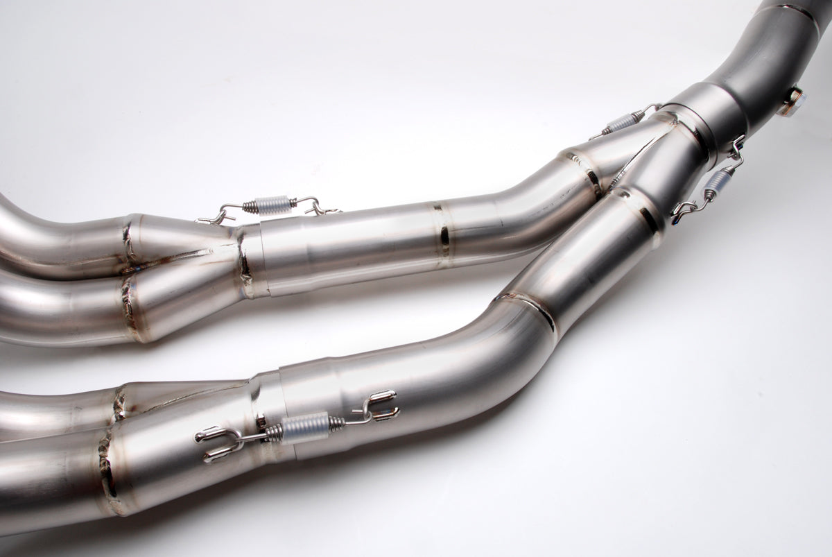 CT Single Full System w/ 16" QuietKore Muffler Hayabusa (08-20) - Brock's Performance