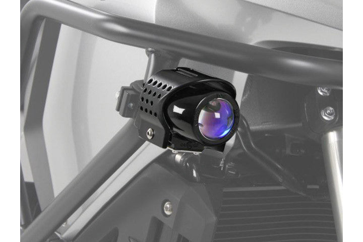 Aux HID Fog Lights Ion Blue Flooter by Hepco Becker - Bike 'N' Biker