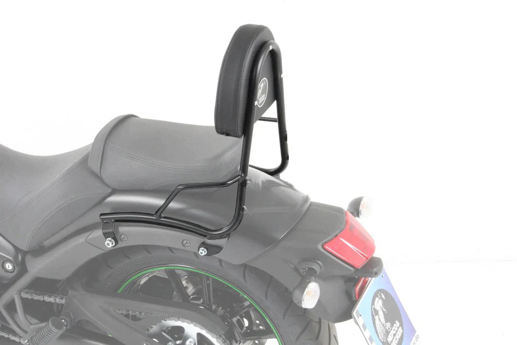Kawasaki Vulcan S Ergonomics - Backrest w/wo Small Carrier - Hepco & Becker