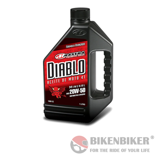Diablo 4S Mineral - 20W50 Scooter Oil - Maxima Oils