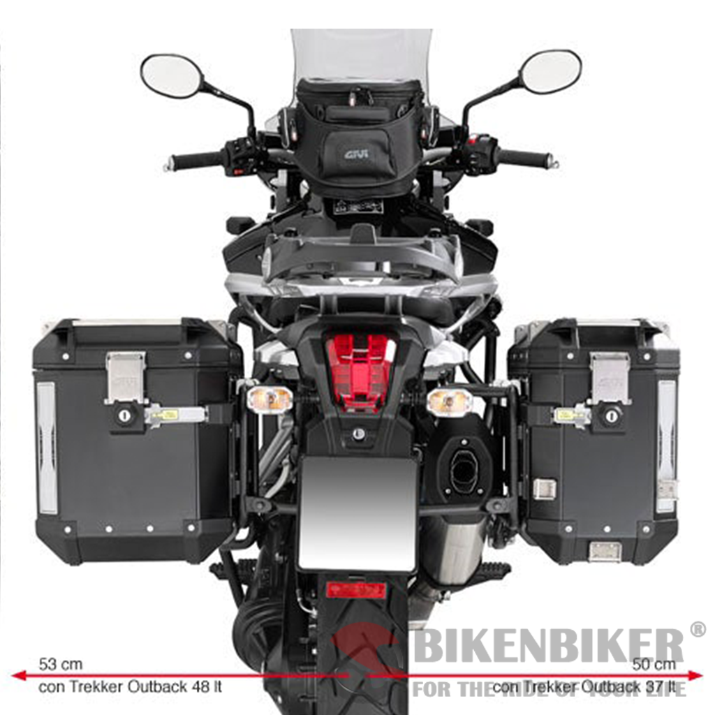 Specific Pannier Holder for Trekker Outback MONOKEY® Side Cases for Triumph Tiger 1200 - Givi