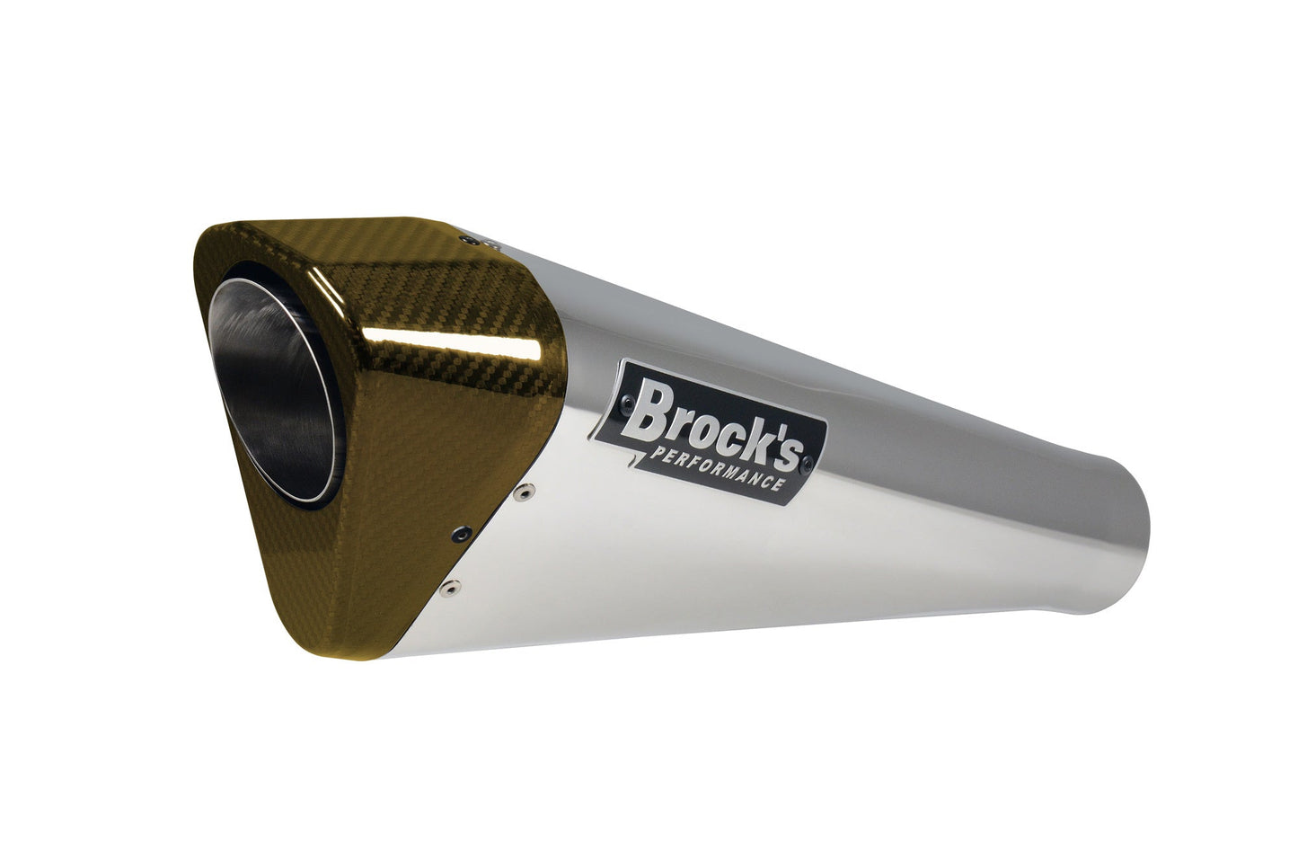 Penta-Carbon Full System 15" Muffler (Polished) ZX-10R (16-20) - Brock's Performance