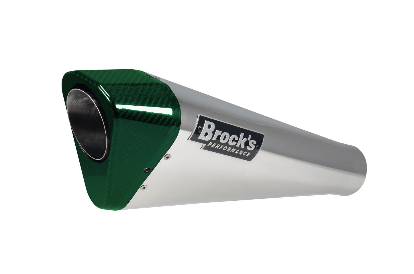 Penta-Carbon Full System 15" Muffler (Polished) ZX-10R (16-20) - Brock's Performance