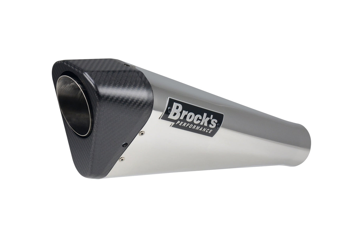 Penta-Carbon Full System 15" Muffler (Polished) ZX-10R (16-20) - Brock's Performance
