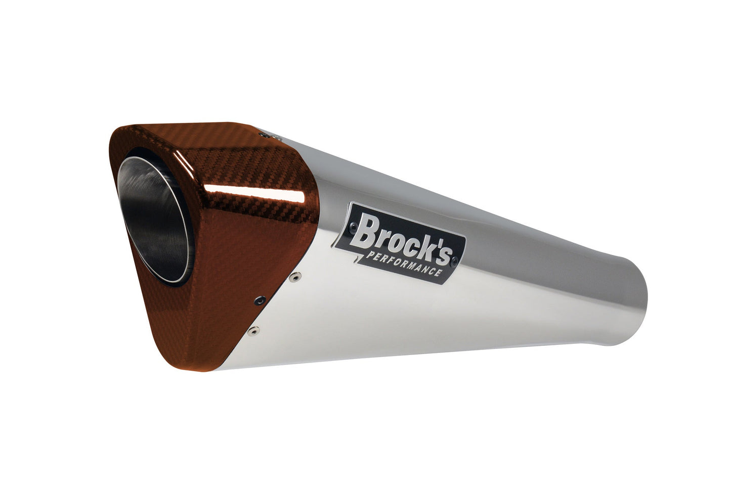 Penta-Carbon Full System 15" Muffler (Polished) ZX-10R (16-20) - Brock's Performance