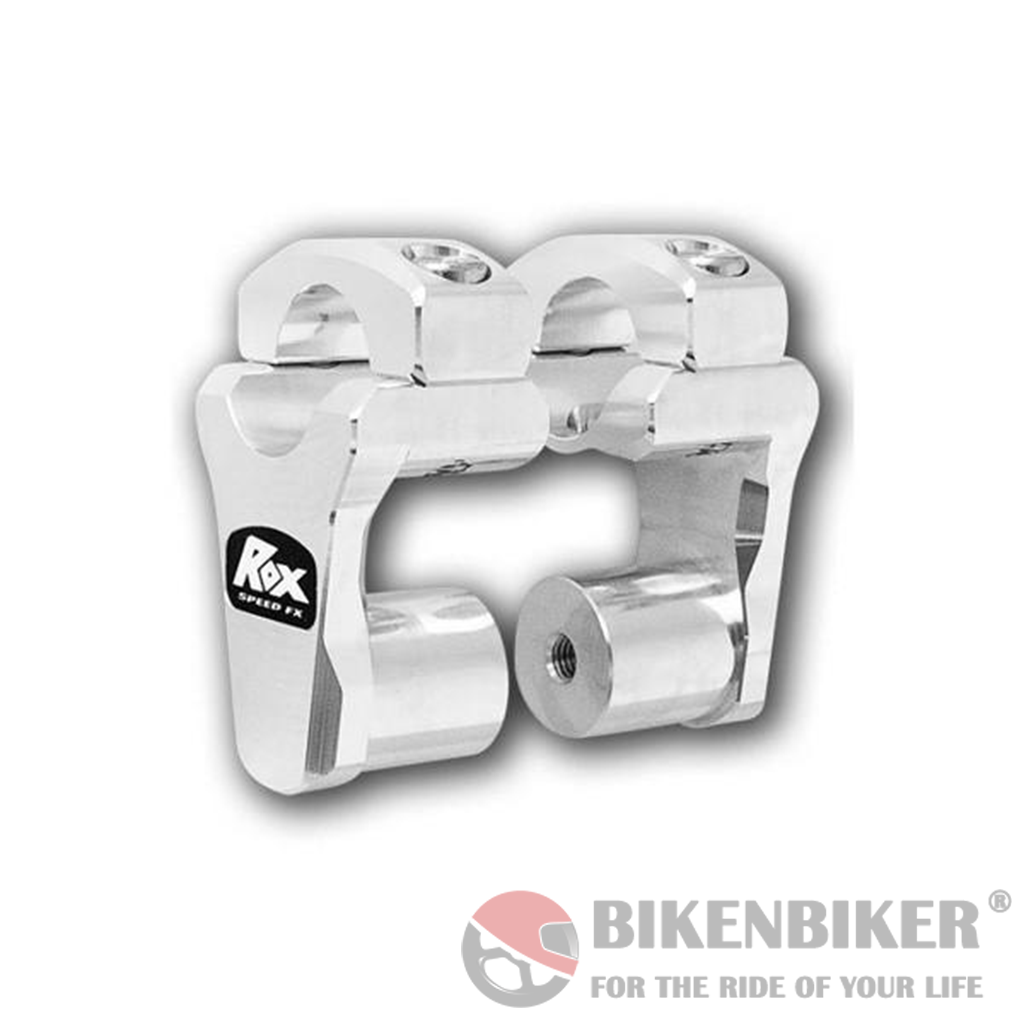 2" Pivoting Bar Risers for 7/8" OR 1 1/8" Handlebar - Rox Speed FX