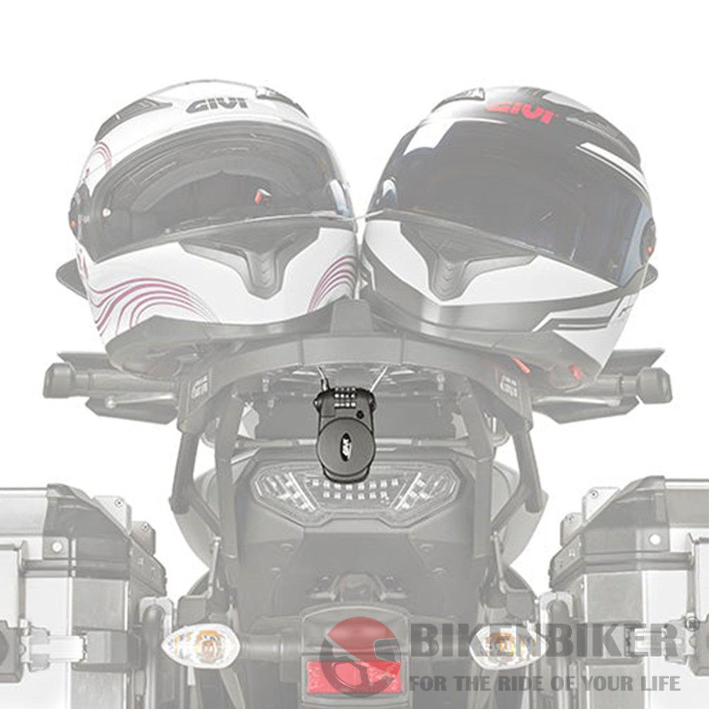 S220 Padlock with Retractable Wire and Combination Lock - Givi