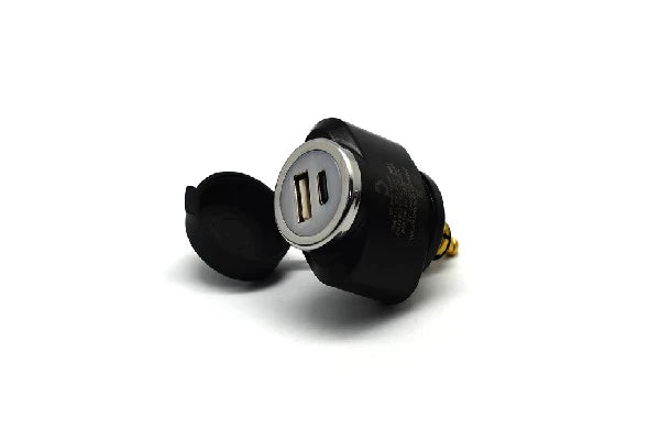 DIN to 36W USB/USB Type-C (Mini) Adapter - Cliff Top
