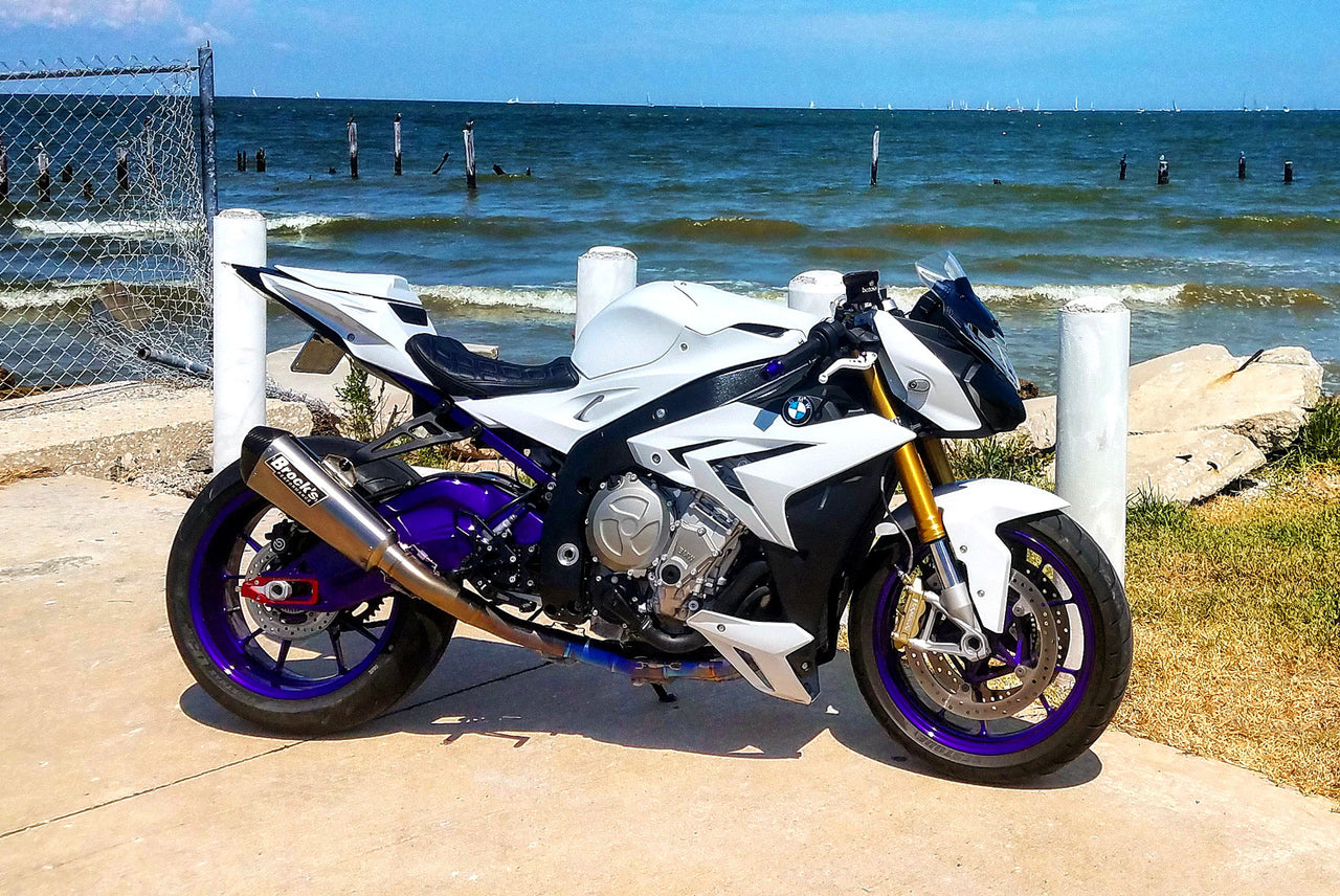 CT Single Full System w/ 16" Muffler S1000RR (15-19) and S1000R (17-20) - Brock's Performance