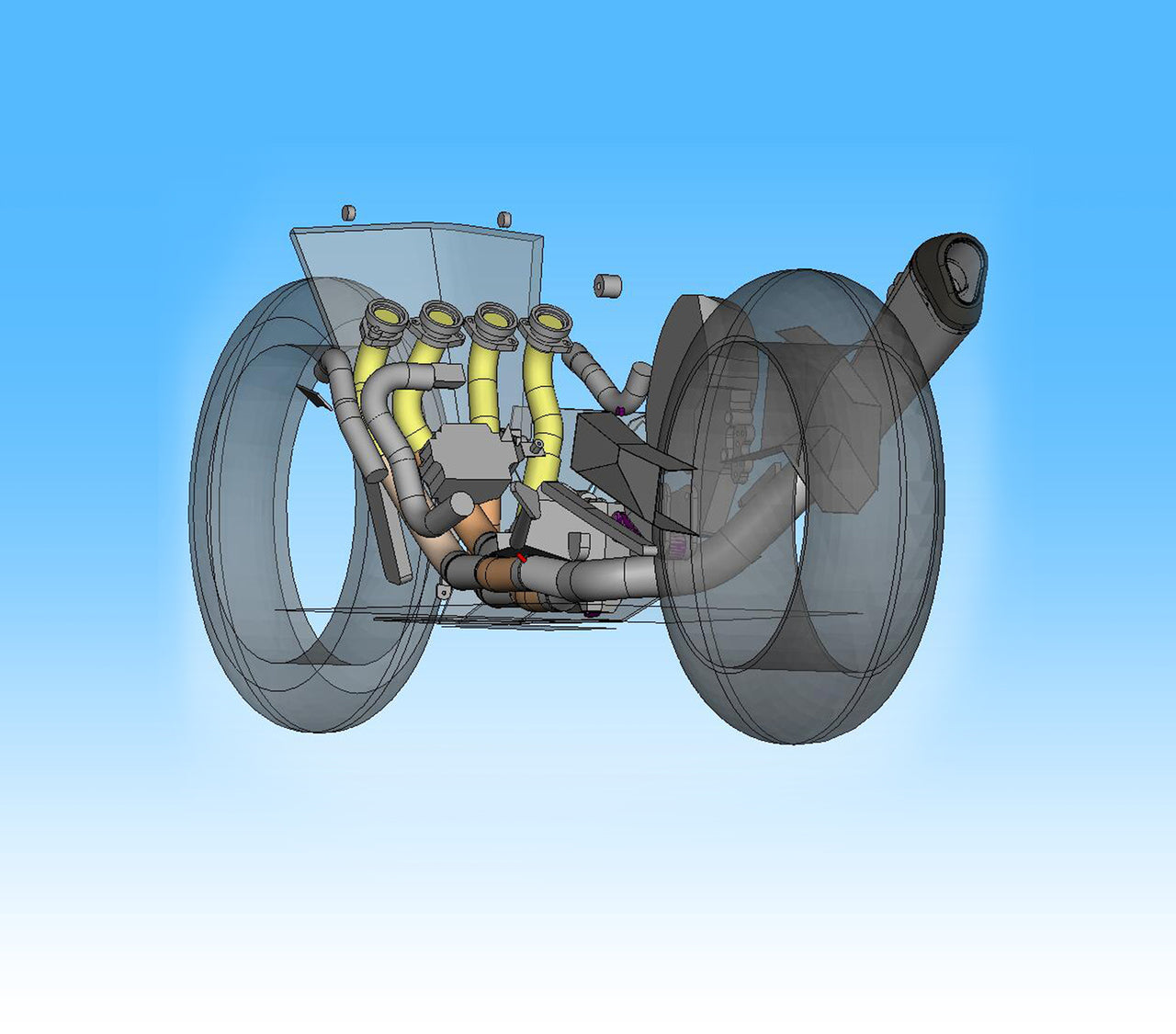 CT Single Full System w/ 16" Muffler Hayabusa (08-20) - Brock's Performance