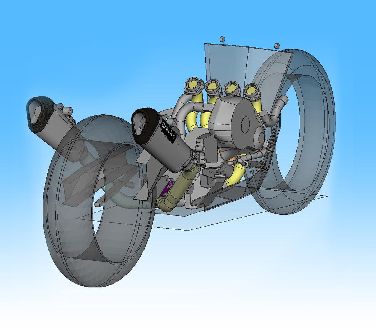 CT Dual Full System w/ 16" Muffler Hayabusa (08-20) - Brock's Performance