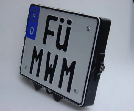Locking Number Plate Storage - Grip Puppy
