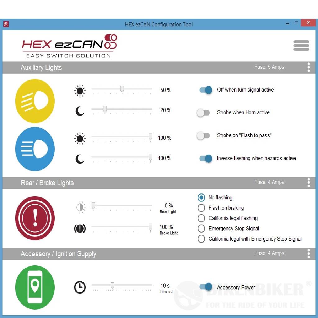 Harley Davidson Hex EzCan Daytona Accessory Manager