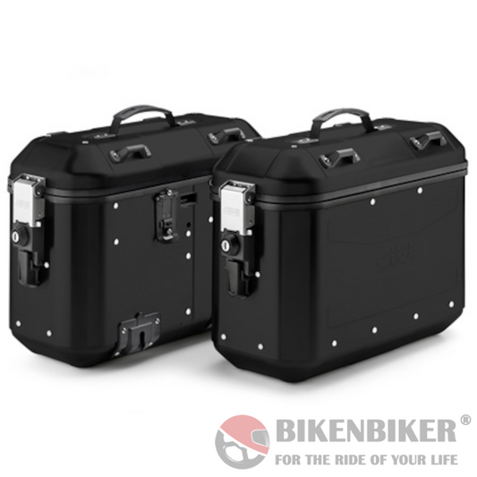 36Ltr Monokey Dolomiti Side Cases Black-Givi