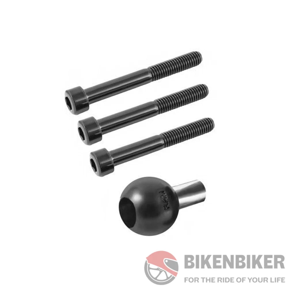 RAM Mounts Motorcycle Handlebar Clamp Base with M8 Bolts Bikenbiker