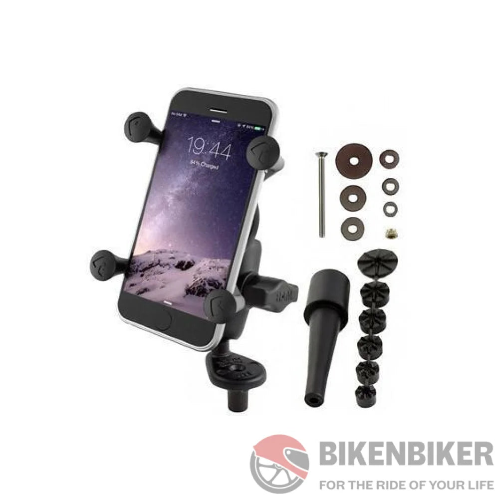 RAM Fork Stem Mount X Grip Phone Cradle - Bike 'N' Biker