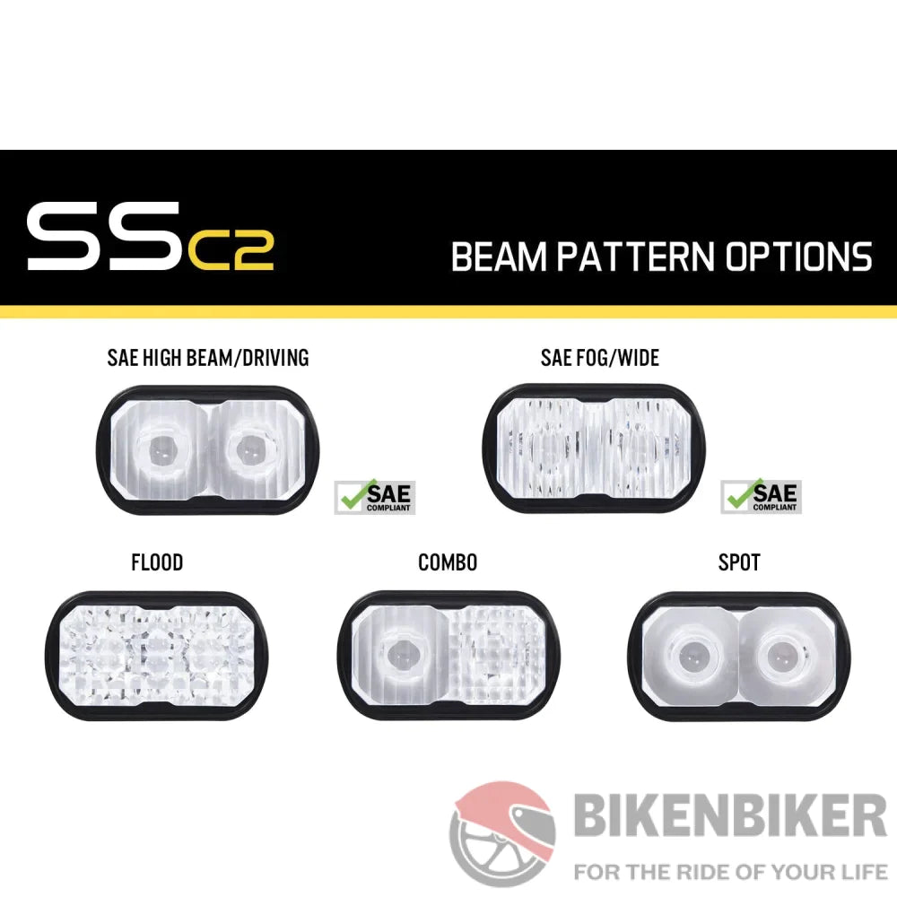 Stage Series 2 Led Pod Replacement Clear Lenses - Diode Dynamics Lens Kit