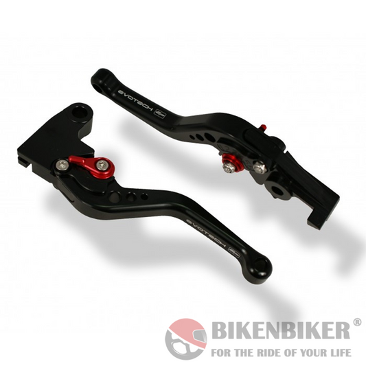 Triumph Street Triple/Bonneville Short Clutch and Brake Lever Set - Evotech Performance