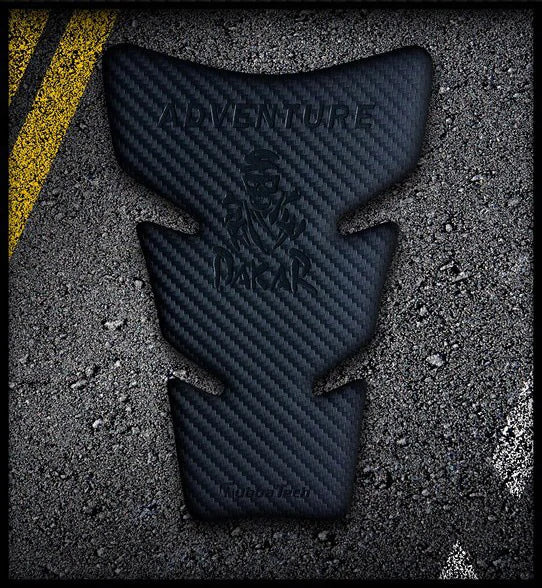 Universal Tank Pad UT5 - Dakar Skull - Rubba Tech