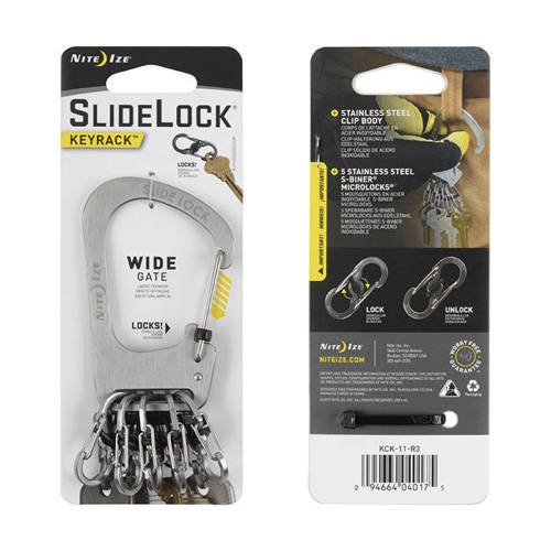 SlideLock KeyRack Stainless - nite Ize
