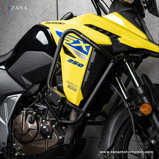 Crash Guard With Slider Puck Black For V-Strom 250 - Zana-ZI-8224