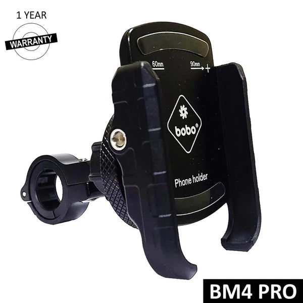 BOBO BM4 PRO Jaw-Grip Phone Holder (Black)