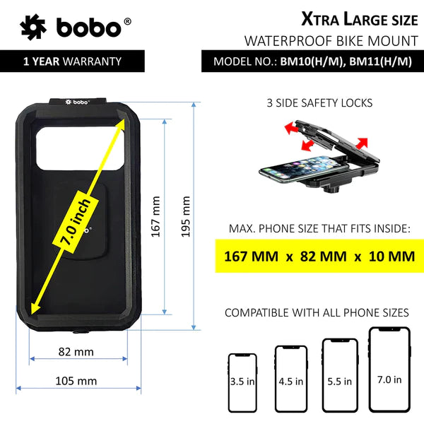 BOBO BM10H Phone Holder Mount (Black)