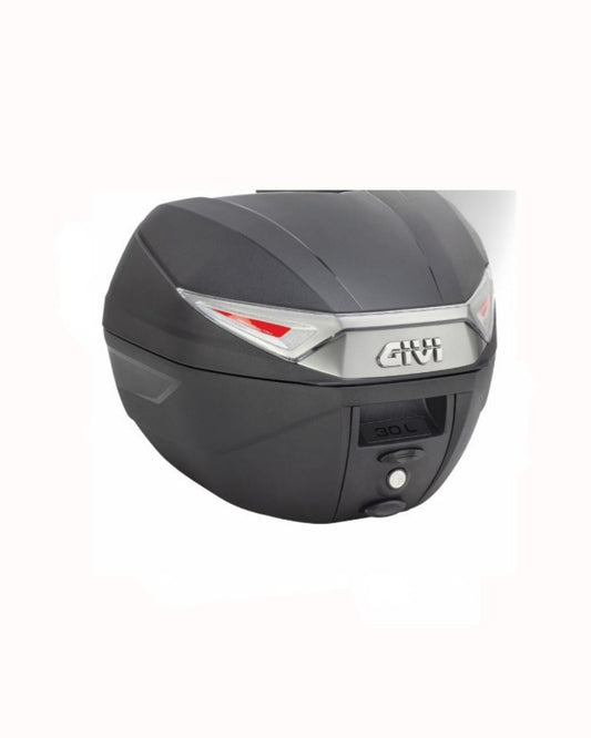Monolock Top Box Black with Grey Reflector-Givi