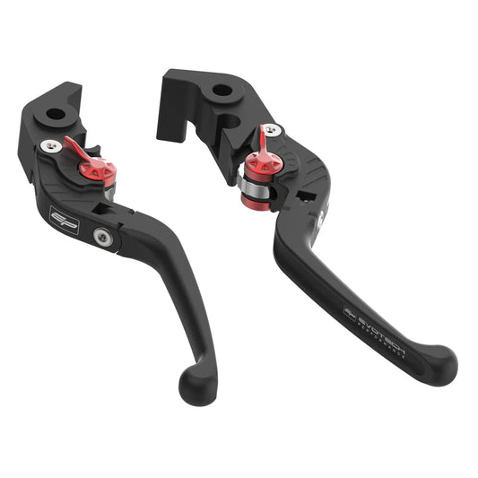 Evo Folding Clutch and Brake Lever Set For Ducati 2021+-Evotech Performance-PRN033736-034023