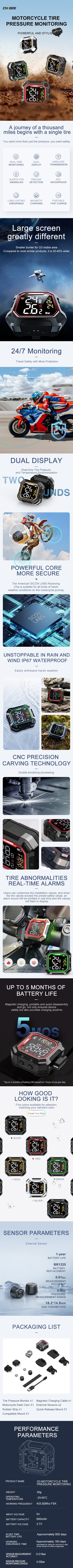 G3 Tire Pressure Monitor-Chigee