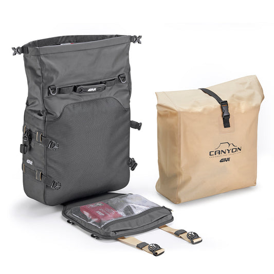 Monokey Canyon Waterproof Pair Of Side Bags 25+25Ltr-Givi