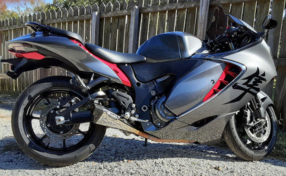 Penta-Carbon Full System 15" Muffler Suzuki Hayabusa (22-24) Polished