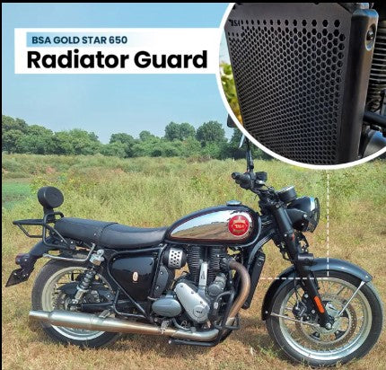 Radiator Grill Honeycomb Black For BSA Goldstar 650-Zana-ZI-8535