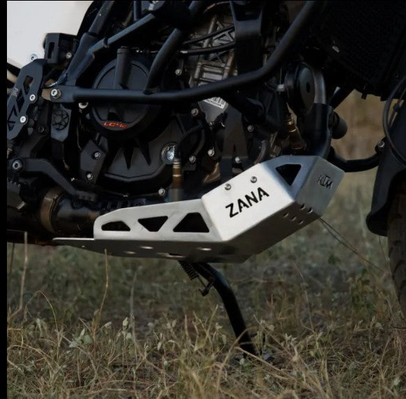 Bash Plate Aluminum Silver for KTM 390Adventure -Zana