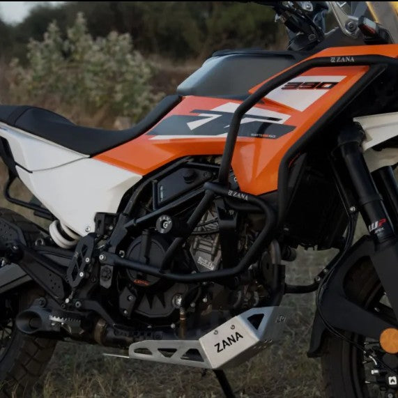 Tank Guard Black With Slider For KTM 390Adventure -Zana