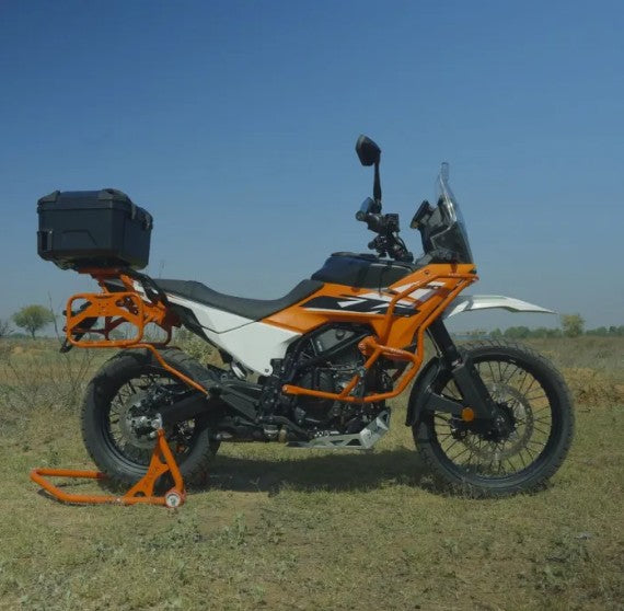 Tank Guard Orange With Slider For KTM 390Adventure-Zana