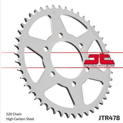 Sprockets Rear (478 - 46T) - JT