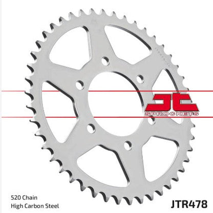 Sprockets Rear (478 - 46T) - JT
