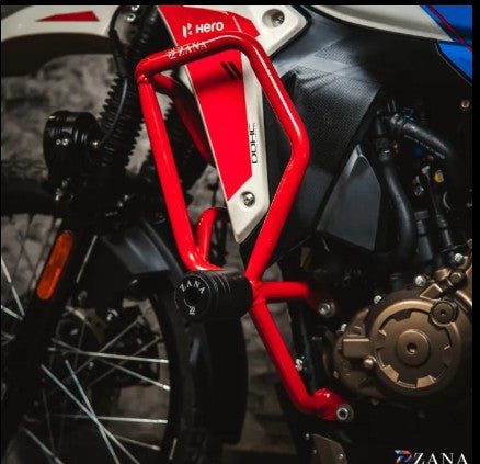 Crash Guard With Slider Glossy Red For X-Pulse210-Zana