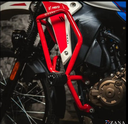 Crash Guard With Slider Glossy Red For X-Pulse210-Zana