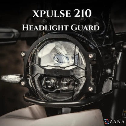 Headlight Guard Black For Hero XPulse210-Zana