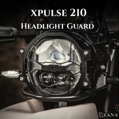 Headlight Guard Black For Hero XPulse210-Zana