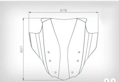 Windshield Screen Marathon For BMW K1600-Wunderlich