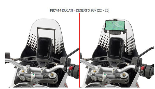 GPS Smart Phone Holder For Ducati Desert X-Givi