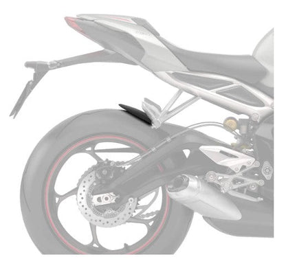 Extend Fender Matte Black For Triumph Street Triple765RS -Pyramid Plastics