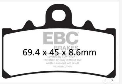 Brakes Pad Extreme Pro (Per Rotor)-EBC Brakes