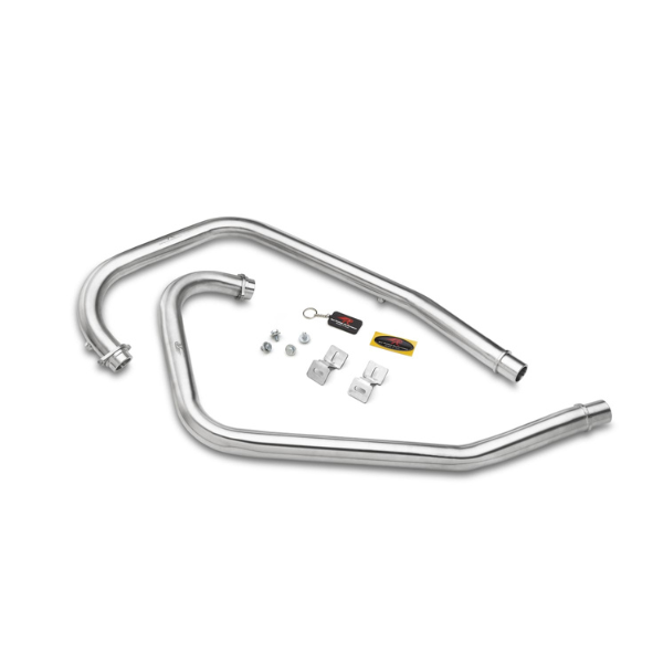 Stellar Header Pipe – Polish For Royal Enfield Continental GT/Interceptor 650-Red Rooster-