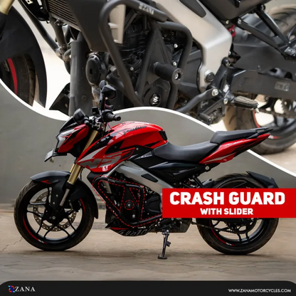 Crash Guard With Slider For Pulsar NS400Z - Zana-ZI-8510