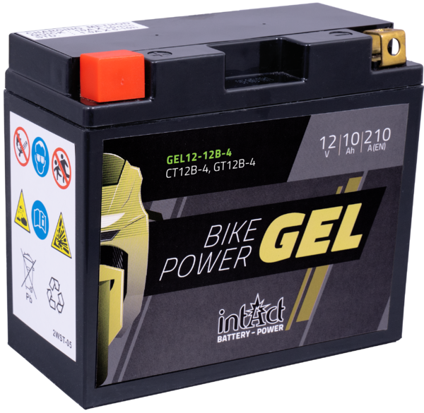 GEL Bike Battery YT12B-BS-Intact Battery-Power